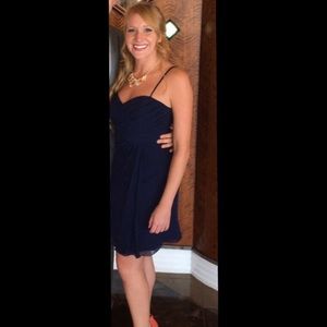 Alfred Angelo Navy Bridesmaid Dress